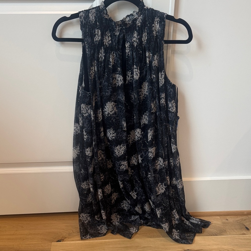 Joie Women's Baltic Print Thelen Chiffon Mini Dress Size Small - Picture 5 of 5